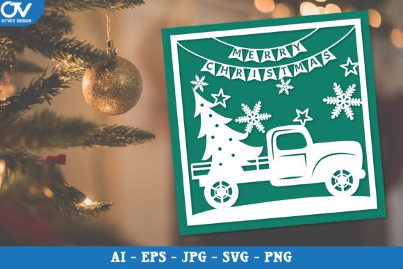 3D SVG Christmas Card Papercut Review