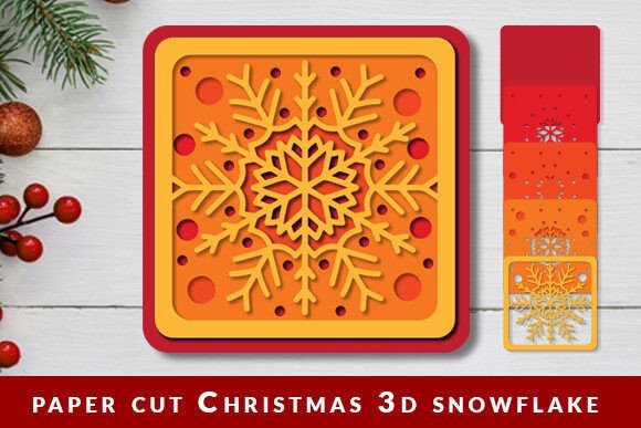 3D SVG Shadow Boxes: Snowflake Review