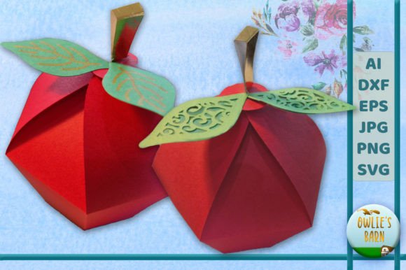 Apple-shaped Muffin Box: 3D SVG Shapes Review