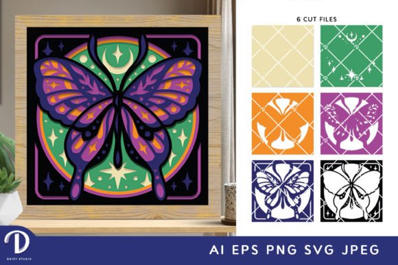 Celestial Butterfly 3D Shadow Box SVG Review