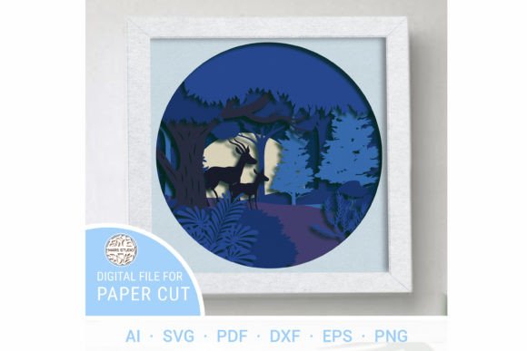 Forest 3D SVG for Shadow Boxes Review