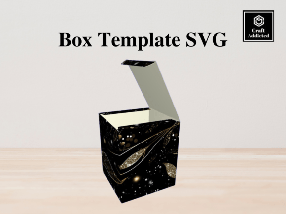 Gold Glitter Candle Box SVG: 3D Shapes Review