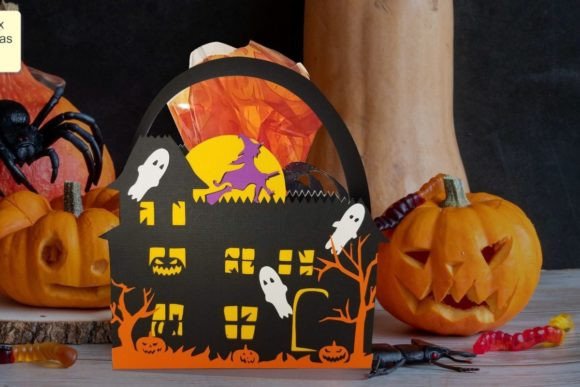 Halloween House Basket: 3D SVG Review