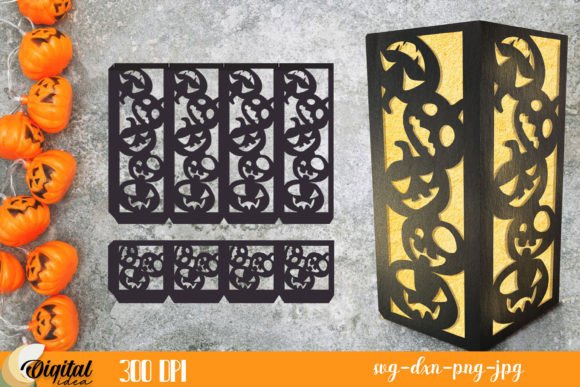 Lantern Halloween Paper Cut: 3D SVG Shapes Review