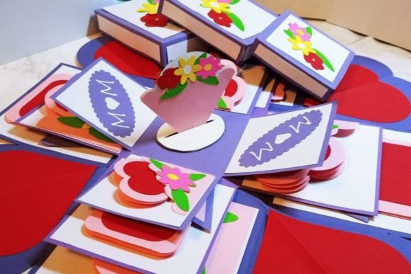 Mother s Day Exploding Box: 3D SVG Review