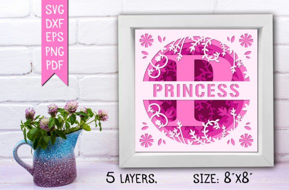 P 3D Flower Shadow Box: A 3D SVG Review