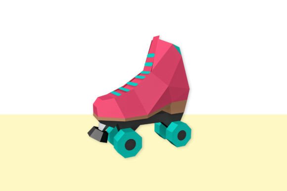 Papercraft Roller Skates: A 3D SVG Shapes Review
