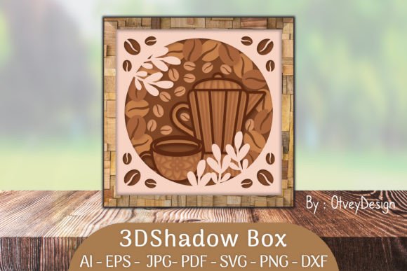 Review: 3D Shadow Box Love Coffee Layered Cut