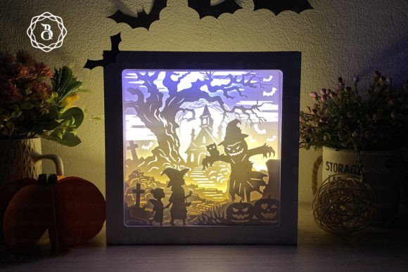Review: Children Walking Asking for Candy SVG for 3D Shadow Boxes