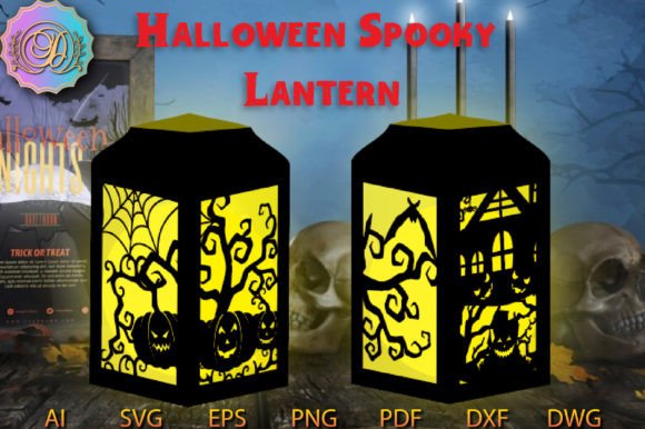 Reviewing 3D SVG Shapes: Spooky Lantern