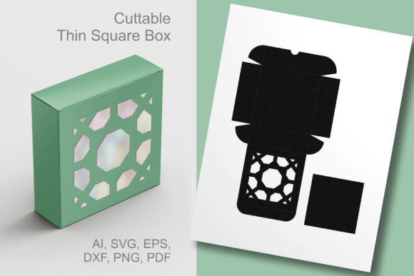 Reviewing Ornamental Window Square Favor Box SVG for Gift Boxes and 3D SVG Projects