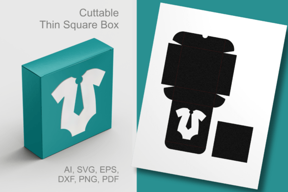 Reviewing the Suit N Necktie Boy Baby Shower Box SVG for Gift Boxes