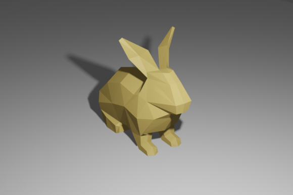 Sitting Rabbit PaperCraft Template: 3D SVG Shapes Review