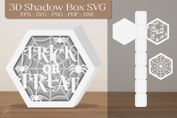 Trick or Treat 3D Shadow Box SVG Review
